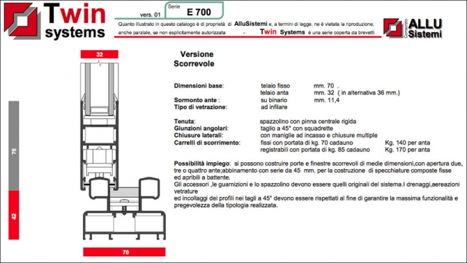 Twin System E700